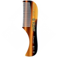 Фото Гребінець Kent Brushes A 81T Beard and Moustache comb 5011637032185