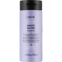 Фото Тонуючий шампунь для нейтралізації жовтого відтінку волосся Lakme Teknia White Silver Shampoo 100 мл 44013