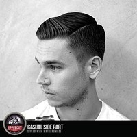 Фото Матова помада для укладання волосся Uppercut Deluxe Matt Pomade Barber Tin 300 г 817891025520